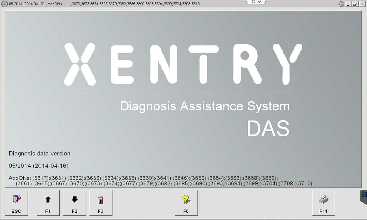 Mercedes Xentry Das